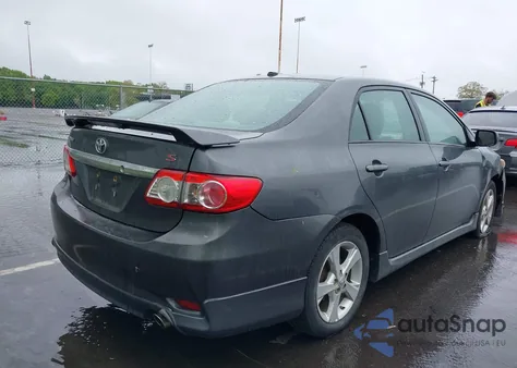 2011 Toyota Corolla S from USA, damaged, VIN 2T1BU4EE5BC589693